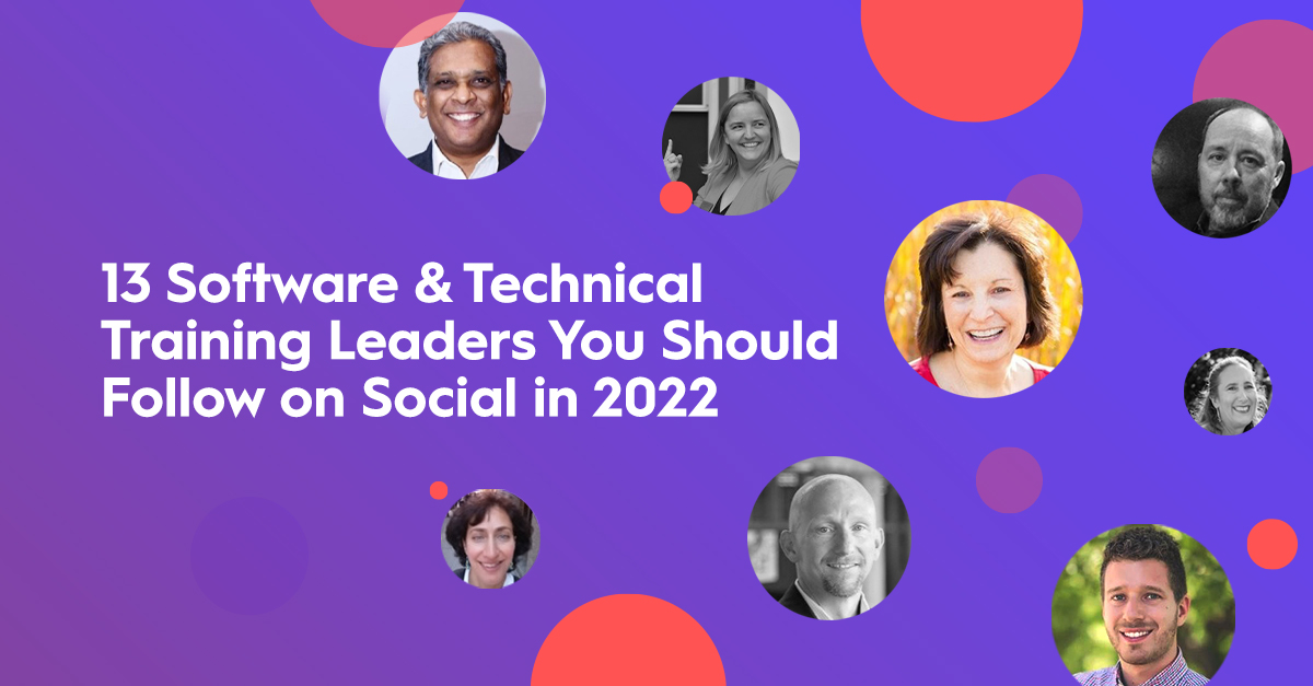 13 Software & Technical Training Leaders You Should Follow on Social in 2022