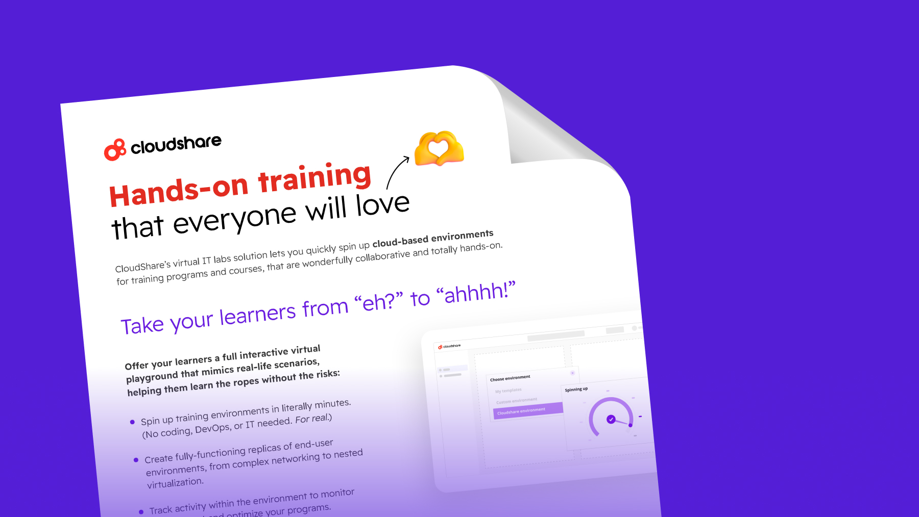 CloudShare virtual IT labs for hands on training