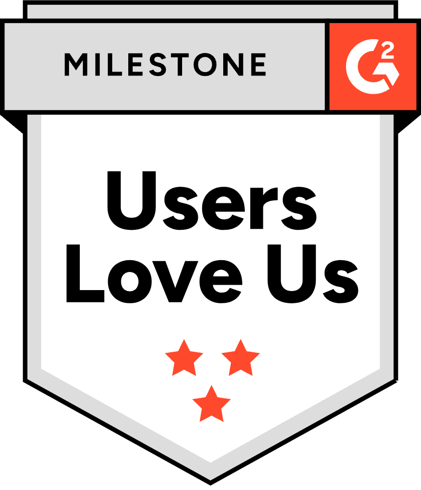 Users love us G2 Summer 2025 badge