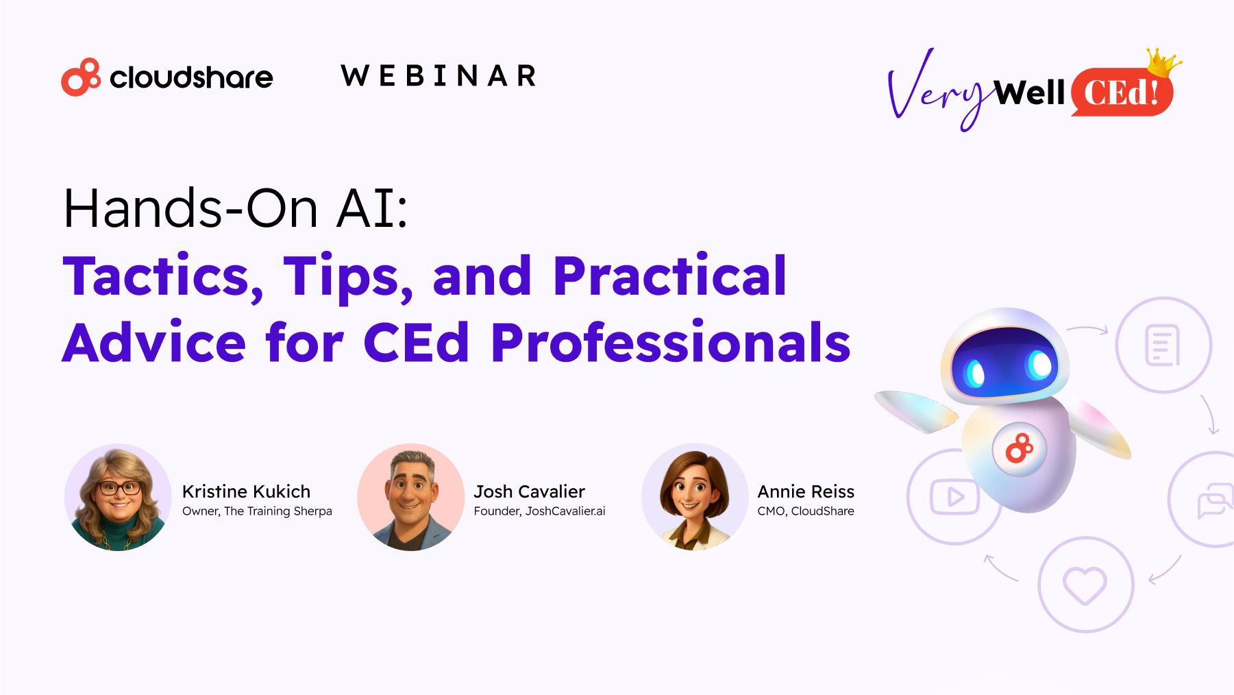 Hands-on AI: Tactics, Tips, and Practical Advice webinar